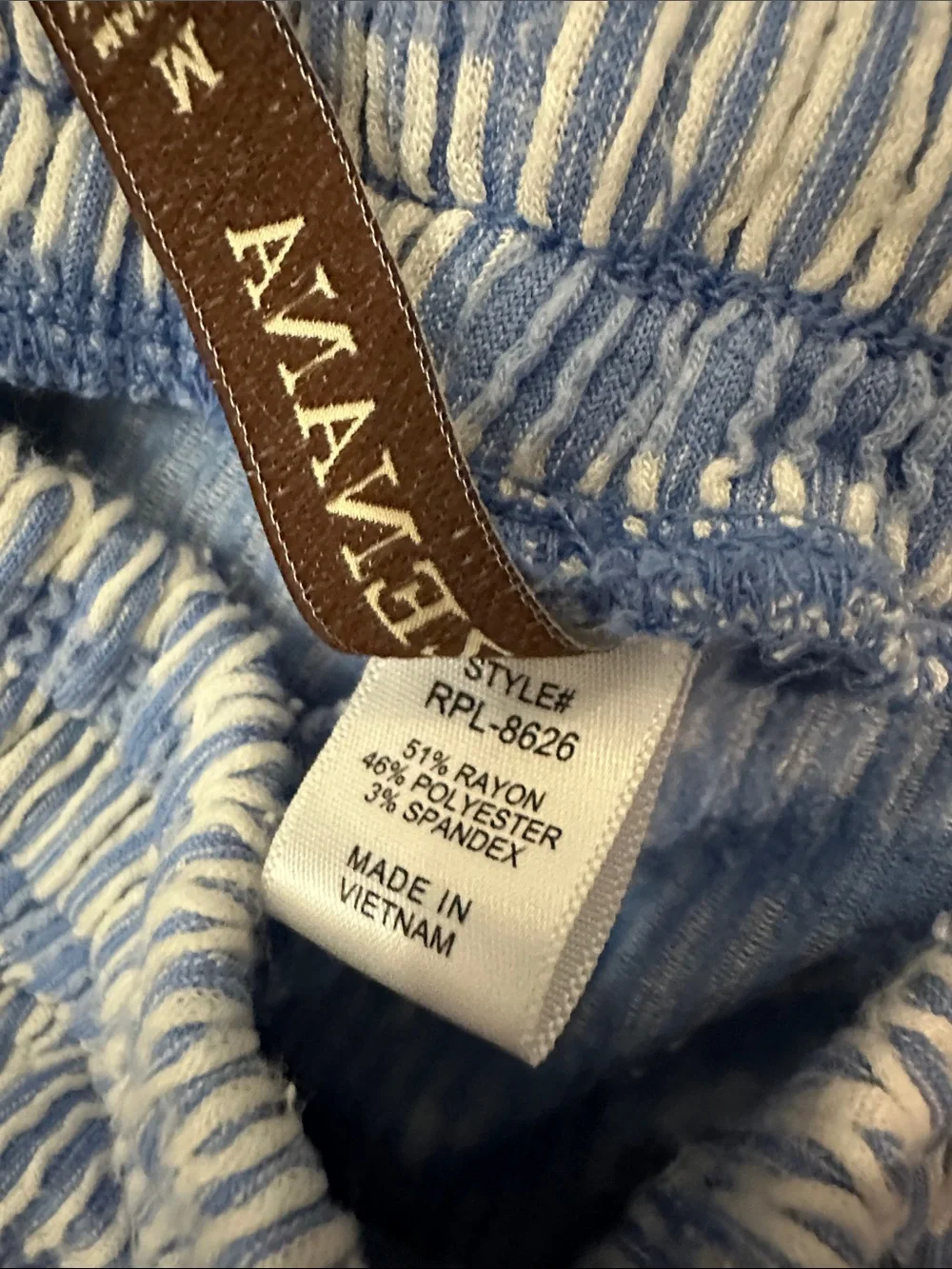 Zenana Women’s Light Blue & White Striped Lounge Set - Short Sleeve Top & Shorts